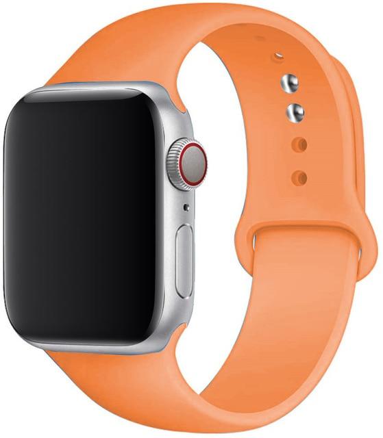Silicone Strap Apple Watch Bands